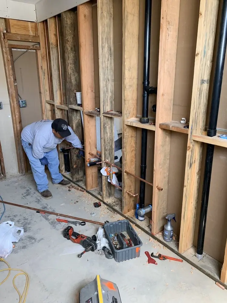 Commercial rough-in plumbing for Gas Line Repair in Welleby